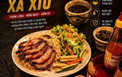 Cơm Rang Vịt Xá Xíu Ngon Ở Gò Vấp